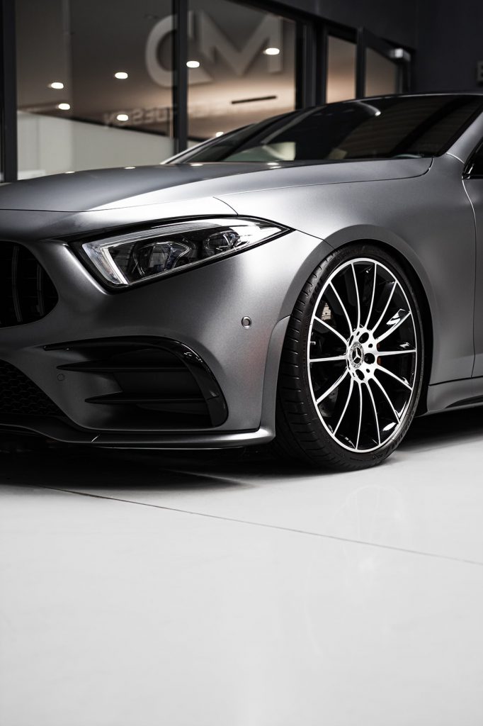 Mercedes AMG CLS 400 C257 Folierung In PWF Matt Dark Charcoal CC 4015