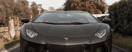 Lamborghini Aventador - Folierung in Bruxsafol Matt Dark Charcoal Metallic