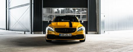 Mercedes-AMG C63 S205 T-Modell - Folierung in PWF Saffron Yellow