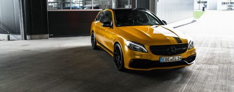 Mercedes-AMG C63 S205 T-Modell - Folierung in PWF Saffron Yellow
