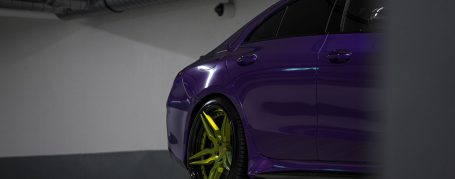 Mercedes-AMG CLS 53 C257 - Folierung in PWF Pedal Pusher Purple