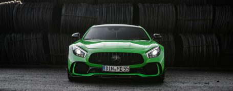Mercedes-AMG GT S C190 - Folierung in PWF Gymkhana Green
