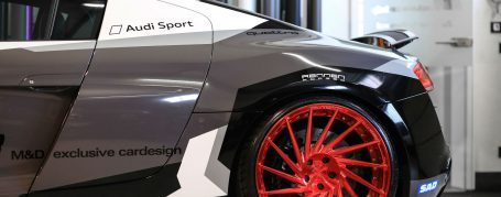 Audi R8 V10 - Designfolierung in LMS Cup Style
