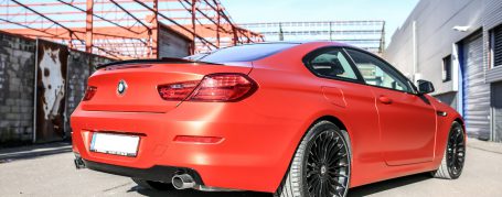 BMW 6er F13 Coupé - Wrapping in PWF Matt Anodized Red 2.0
