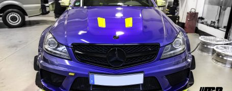 Mercedes C63 AMG Coupe Black Series C204 - Wrapping in Deep Blue
