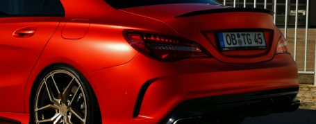 Mercedes CLA 45 AMG C117 - Wrapping in PWF Matt Anodized Red 2.0
