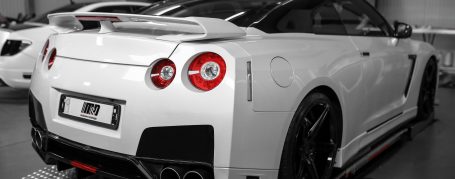 Nissan GT-R R35 - Car Part Wrapping in 3M Gloss Black