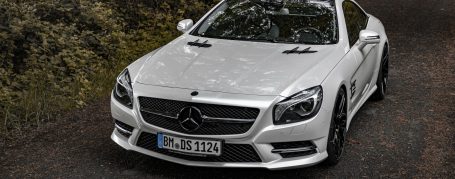 Mercedes SL 500 R231 - Wrapping in Avery Diamond White