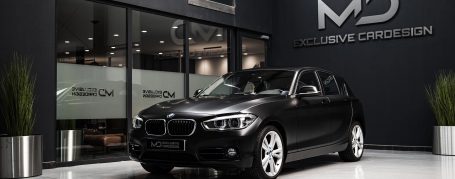 BMW 1-Series F20 - Wrapping in Oracal 631-070 Matte Black