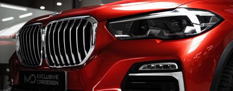 BMW X5 G05 - Wrapping in PWF Ruby Red CC 4115