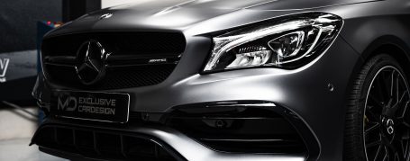 Mercedes-AMG CLA 45 4MATIC+ C117 - Folierung in PWF Matt Dark Charcoal CC 4015