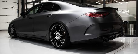 Mercedes-AMG CLS 400 C257 - Wrapping in PWF Matt Dark Charcoal CC 4015