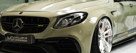 Mercedes-AMG E63 W213 Limousine - Wrapping in PWF Urban Drab CC 4155