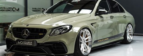 Mercedes-AMG E63 W213 Limousine - Wrapping in PWF Urban Drab CC 4155