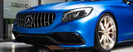 Mercedes-AMG S500 Coupé C217 - Folierung in PWF Matt Anodized Blue 2.0 CC 4217