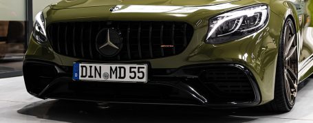 Mercedes-AMG S63 Coupé C217 - Wrapping in PWF Badlands Green CC 4165