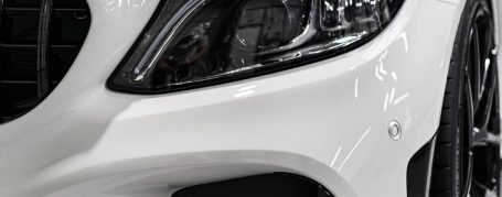 Mercedes C300 Coupé C205 - Steinschlagschutzfolierung - XPEL Ultimate PPF