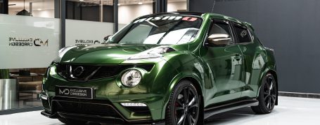 Nissan Juke Nismo - Wrapping in PWF Verdoro Green CC 4151