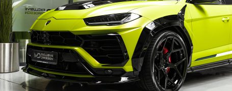 Lamborghini Urus - Folierung in PWF Matt Lizard Lime CC 4170
